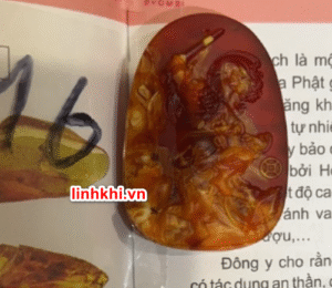 Chung Quỳ hổ phách tự nhiên (trừ tà chiêu tài) – phù hợp người cần Hỏa / Thổ #16