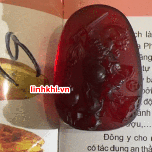 Chung Quỳ hổ phách tự nhiên (trừ tà chiêu tài) – phù hợp người cần Hỏa / Thổ #19