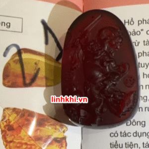 Chung Quỳ hổ phách tự nhiên (trừ tà chiêu tài) – phù hợp người cần Hỏa / Thổ #21