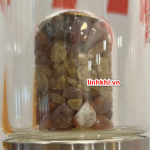 Bình nước thủy tinh có ngăn riêng đựng đá (hỗ trợ tăng sức khỏe)