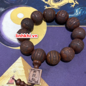 VT gỗ Đàn Hương 12 đạo linh phù