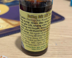 Rượu mát-xa, bấm huyệt Dưỡng Cốt Hồi Xuân (chuyên trị đau mỏi cơ khớp, viêm cơ gân) set2