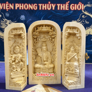 Tượng Tam tôn Đạo giáo (cho người hành nghề phong thủy, tâm linh & người không có ban thờ)