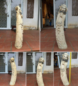 Chung Quỳ Ngà Voi (tặng xá lợi tùy chọn) ~6kg